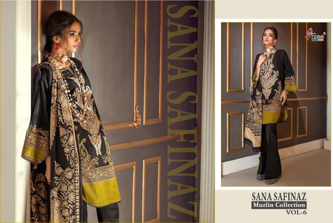 Shree Presents  Sana Safinaz Muzlin Collection Vol 6  Pakistani Salawar Suits