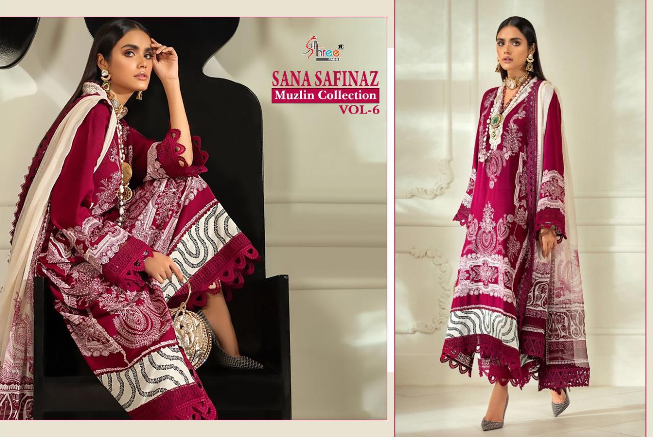 Shree Presents  Sana Safinaz Muzlin Collection Vol 6  Pakistani Salawar Suits