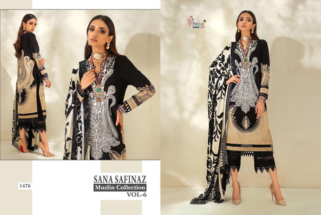 Shree Presents  Sana Safinaz Muzlin Collection Vol 6  Pakistani Salawar Suits
