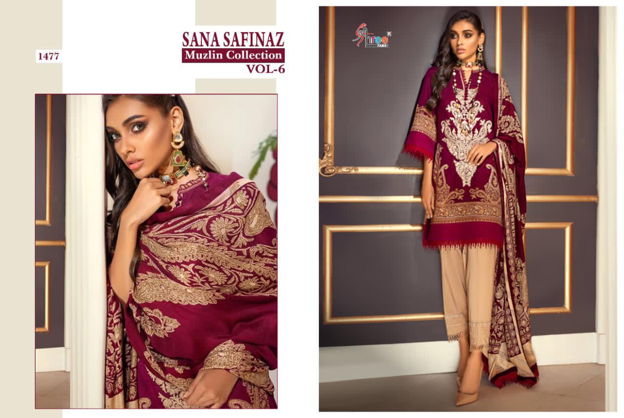 Shree Presents  Sana Safinaz Muzlin Collection Vol 6  Pakistani Salawar Suits