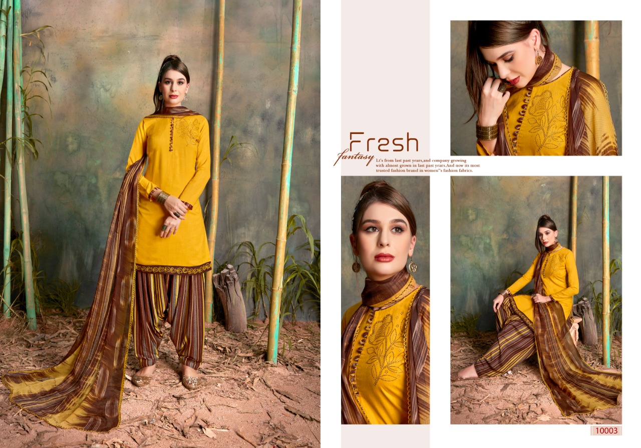 Sweety Presents Pepsi Vol 10  Designer Dress Material