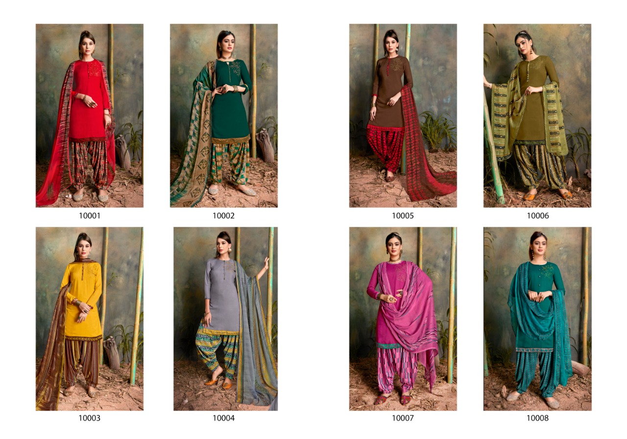 Sweety Presents Pepsi Vol 10  Designer Dress Material