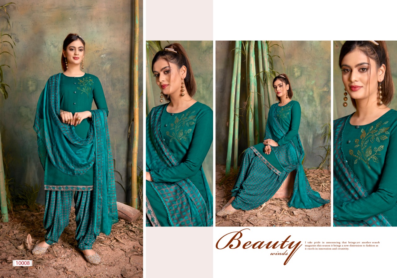 Sweety Presents Pepsi Vol 10  Designer Dress Material