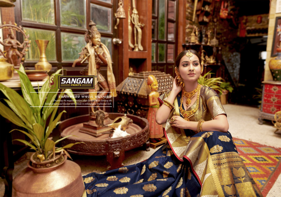 Sangam Nazakat Handloom Cotton Sarees