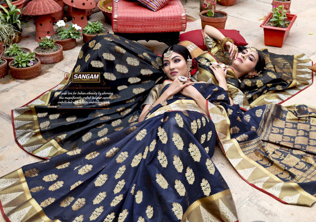 Sangam Nazakat Handloom Cotton Sarees