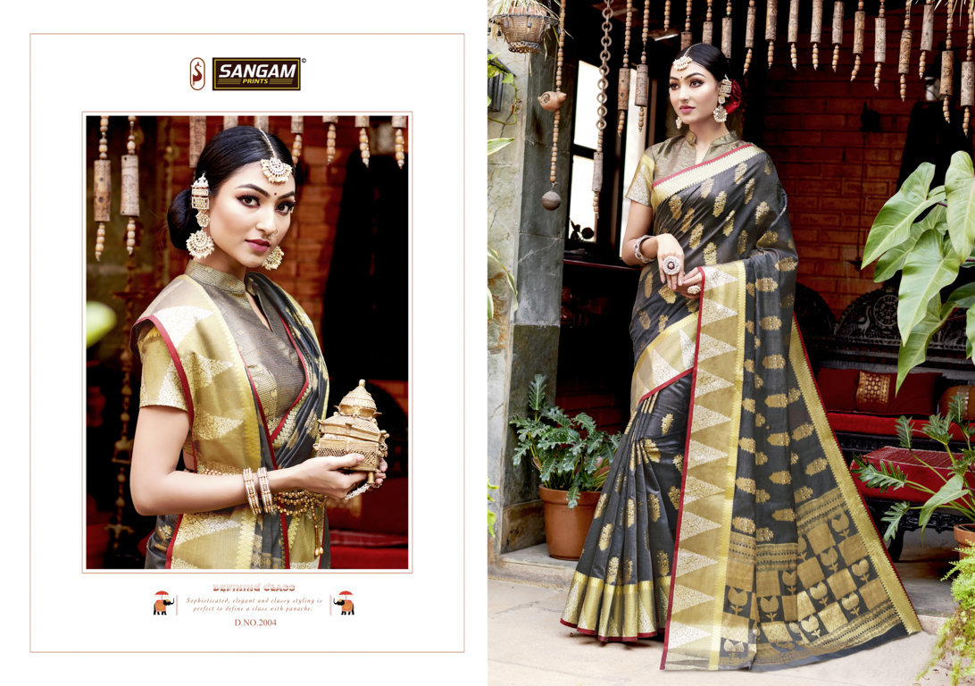 Sangam Nazakat Handloom Cotton Sarees