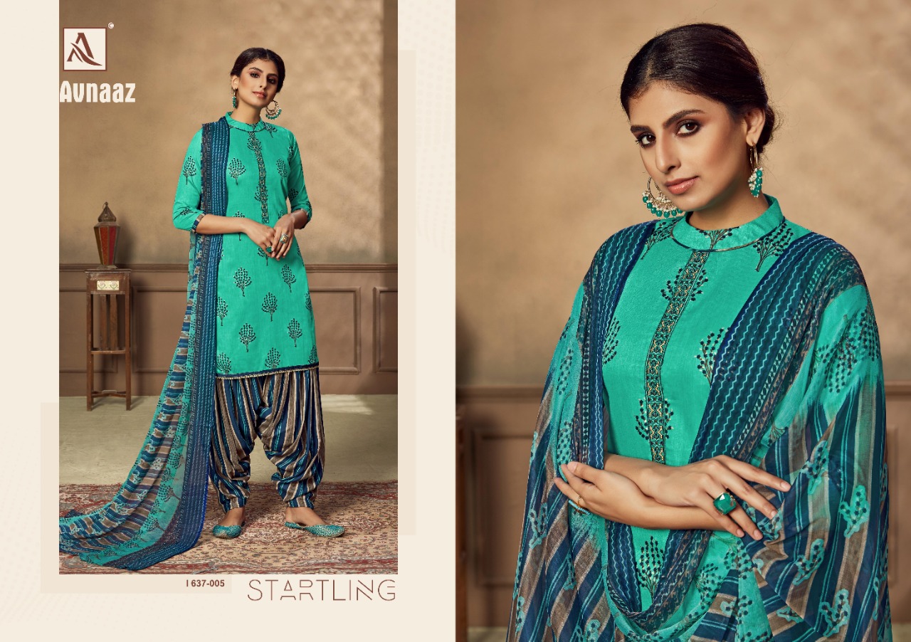 Alok Presents Avnaaz  Designer Dress Material
