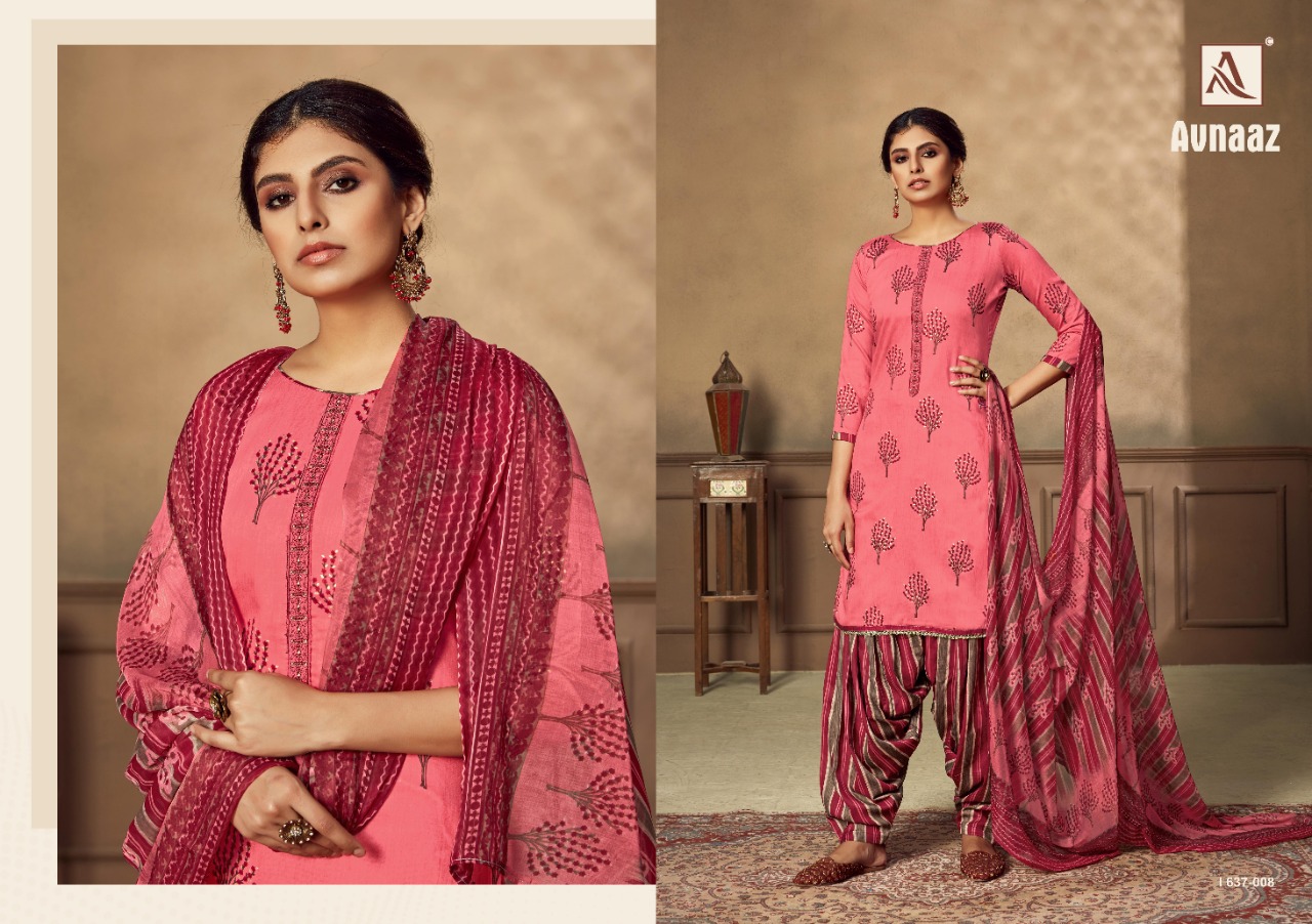 Alok Presents Avnaaz  Designer Dress Material
