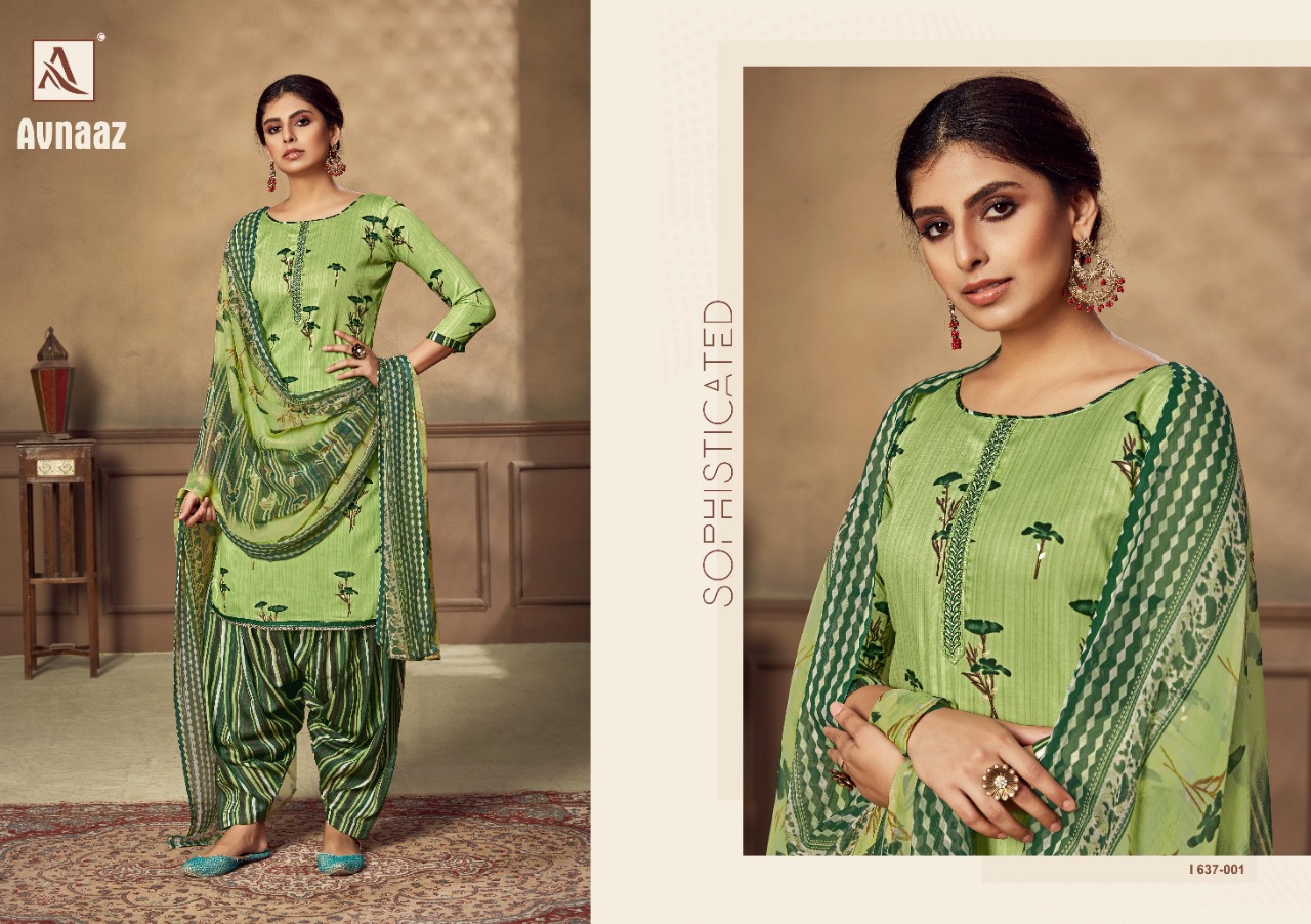 Alok Presents Avnaaz  Designer Dress Material