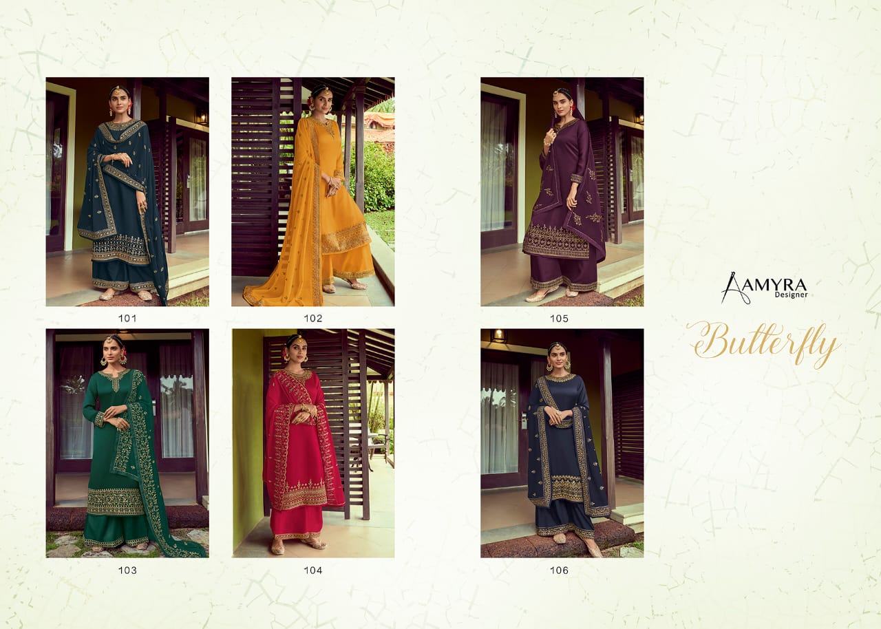 Amyra  Presents Designer Butterfly 101 Salwar Kameez