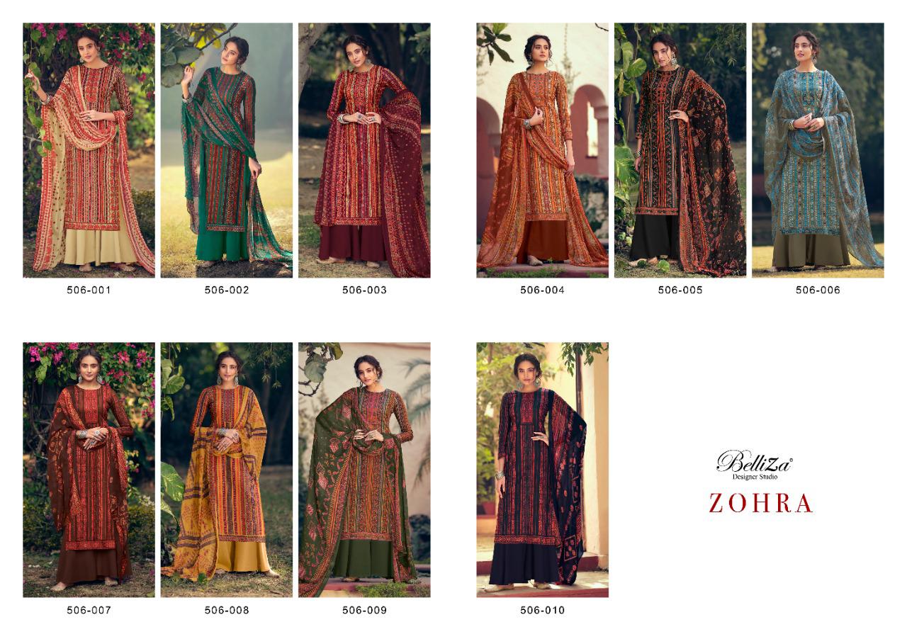 Belliza Presents Zohra Designer Dress Material