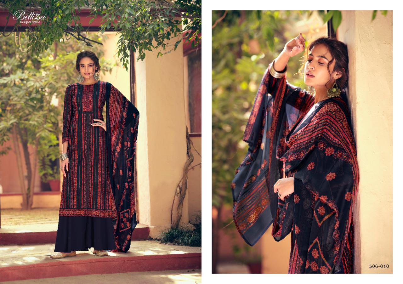 Belliza Presents Zohra Designer Dress Material