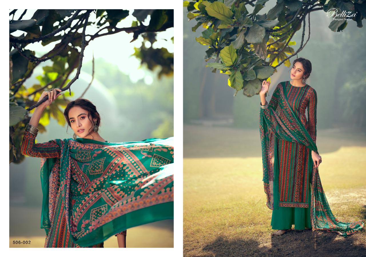 Belliza Presents Zohra Designer Dress Material