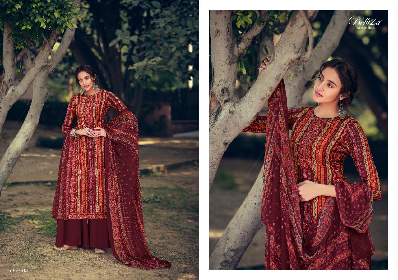Belliza Presents Zohra Designer Dress Material