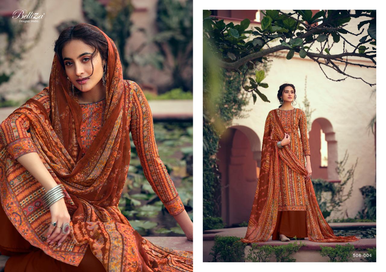 Belliza Presents Zohra Designer Dress Material