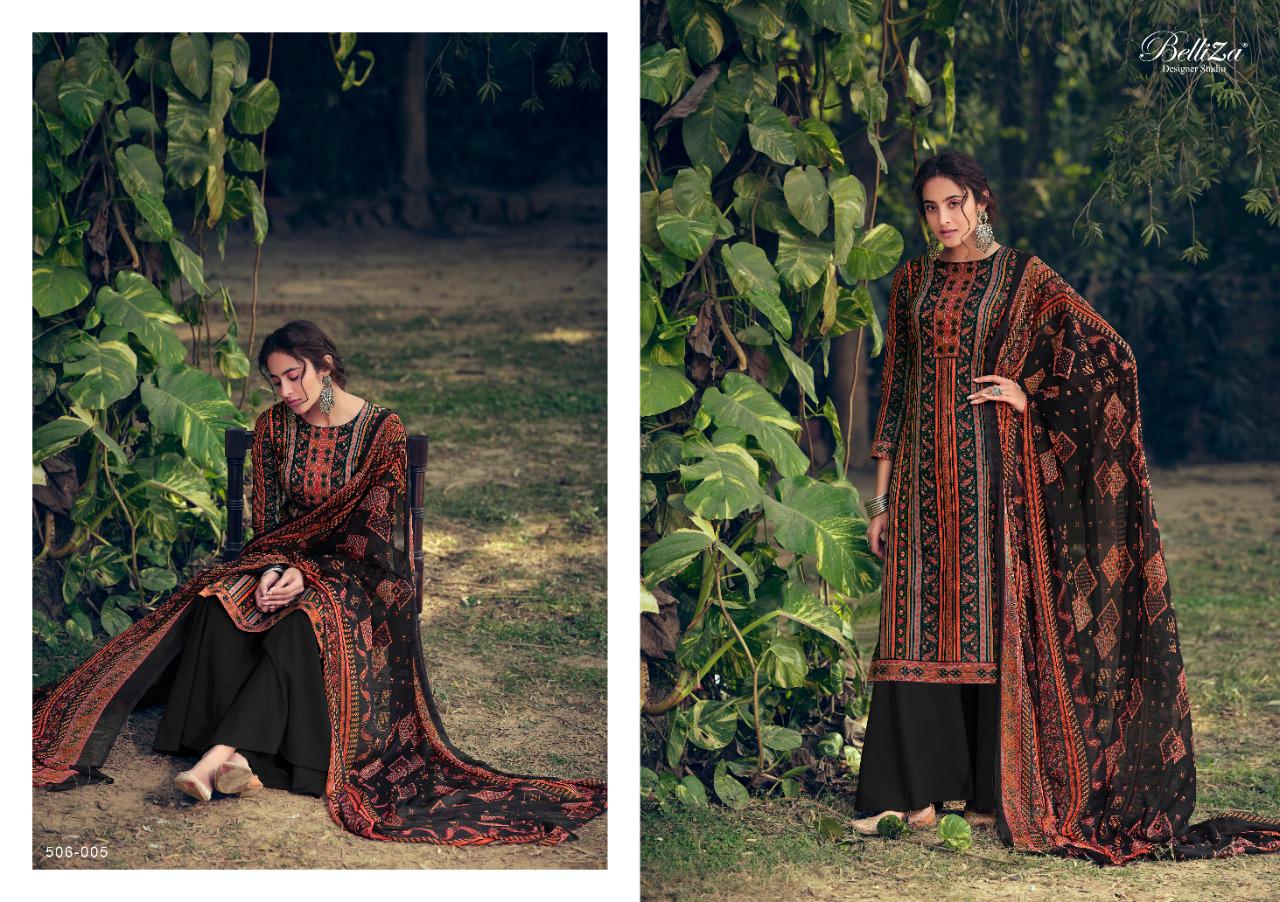 Belliza Presents Zohra Designer Dress Material