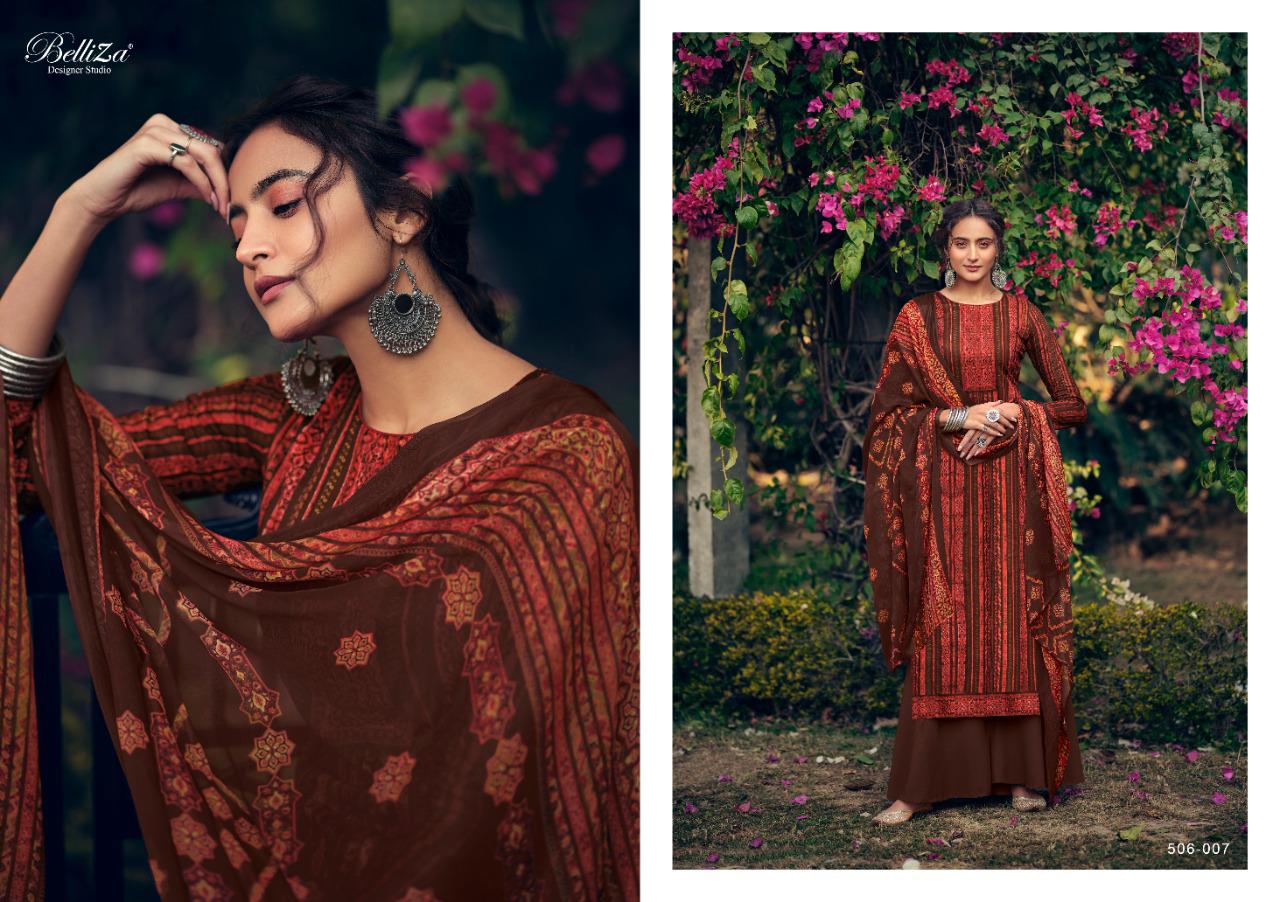 Belliza Presents Zohra Designer Dress Material