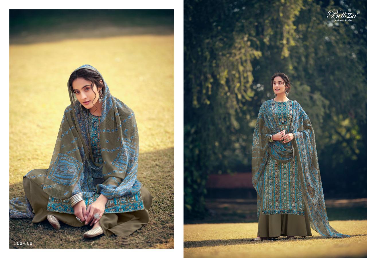 Belliza Presents Zohra Designer Dress Material