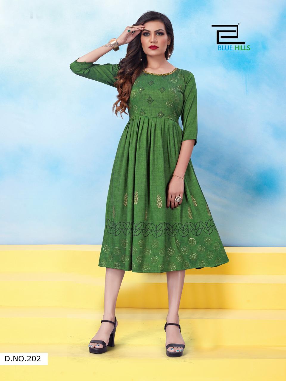 Blue Hills  Presents Trend Vol 5  Long Kurtis Collection