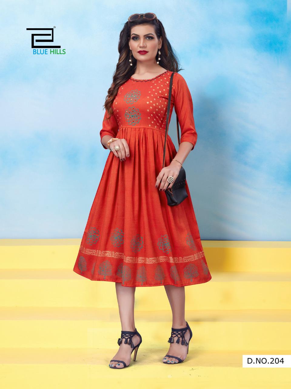 Blue Hills  Presents Trend Vol 5  Long Kurtis Collection