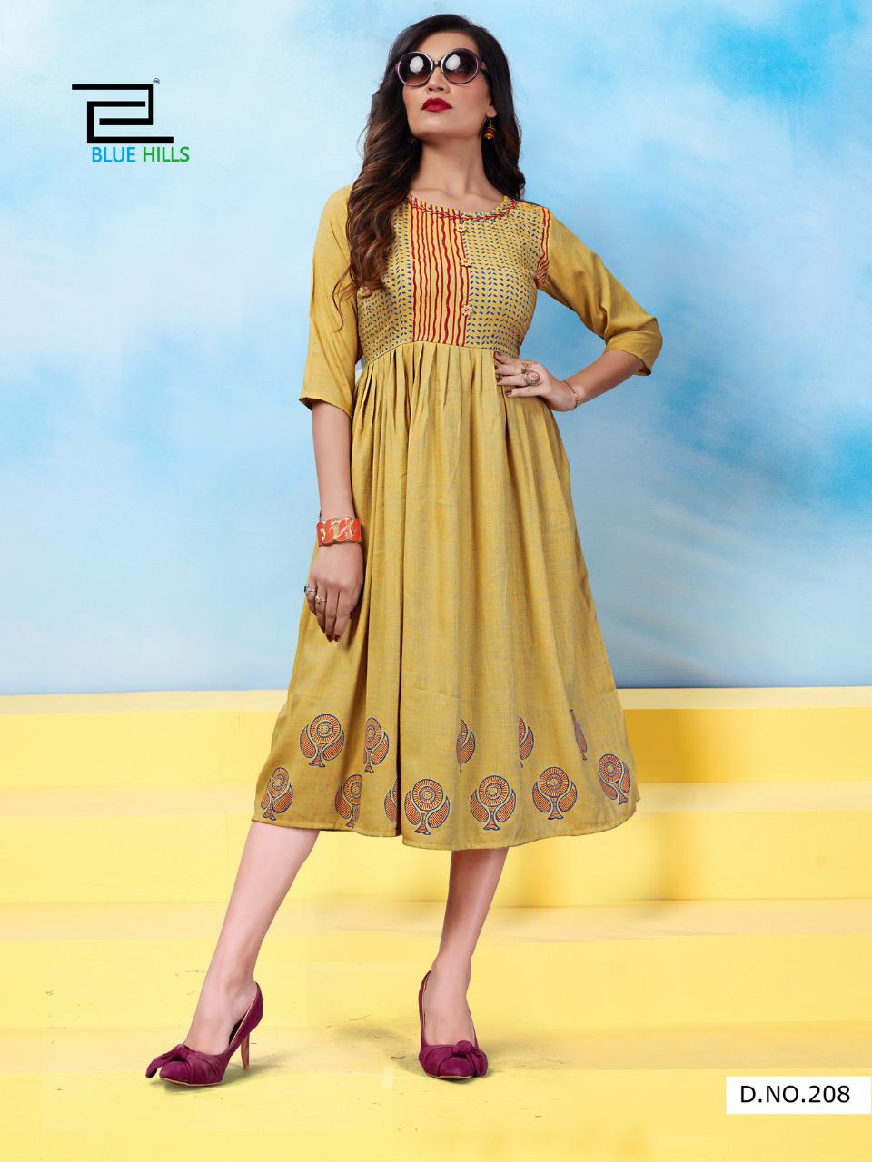 Blue Hills  Presents Trend Vol 5  Long Kurtis Collection