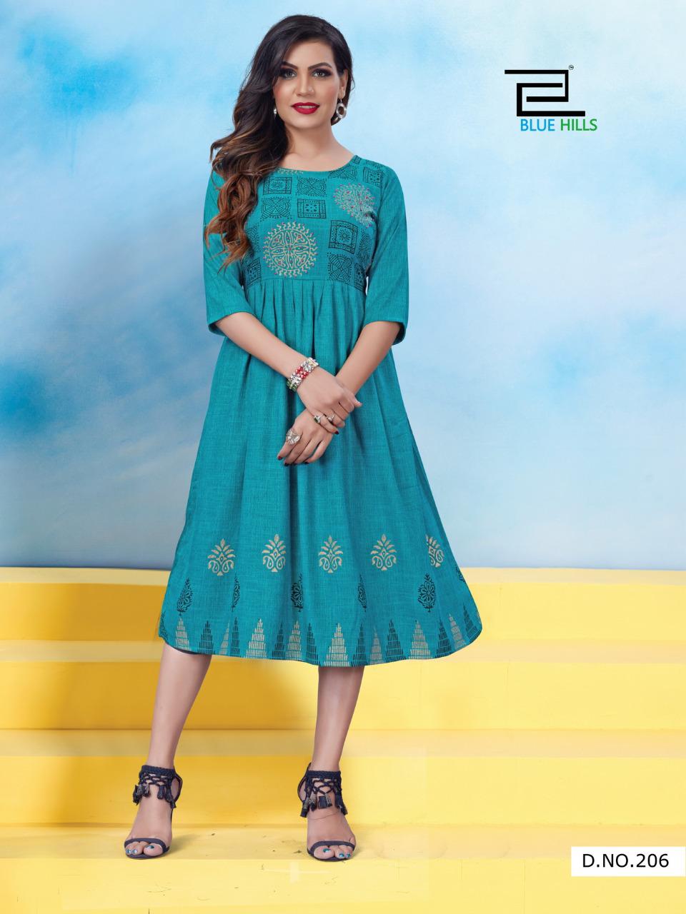 Blue Hills  Presents Trend Vol 5  Long Kurtis Collection