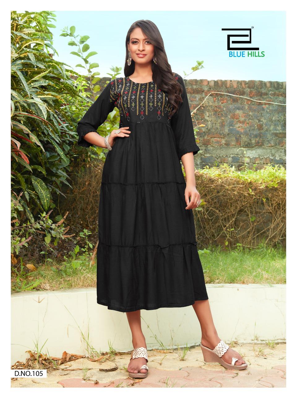 Blue Hils  Presents  Celebration Vol 1 Designer Kurtis Collection
