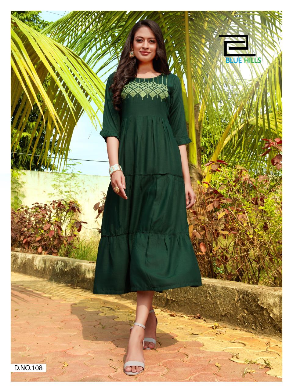 Blue Hils  Presents  Celebration Vol 1 Designer Kurtis Collection
