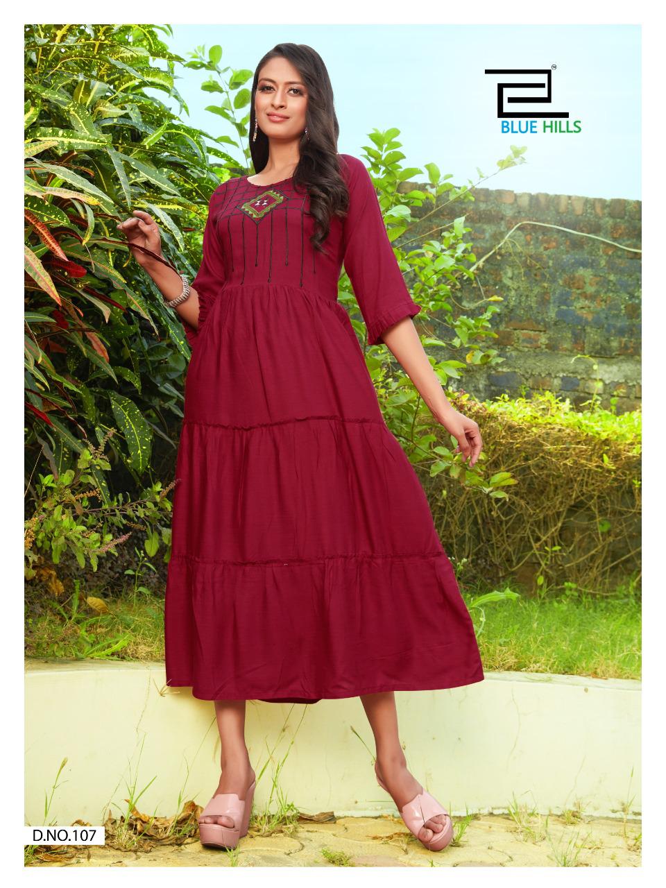 Blue Hils  Presents  Celebration Vol 1 Designer Kurtis Collection