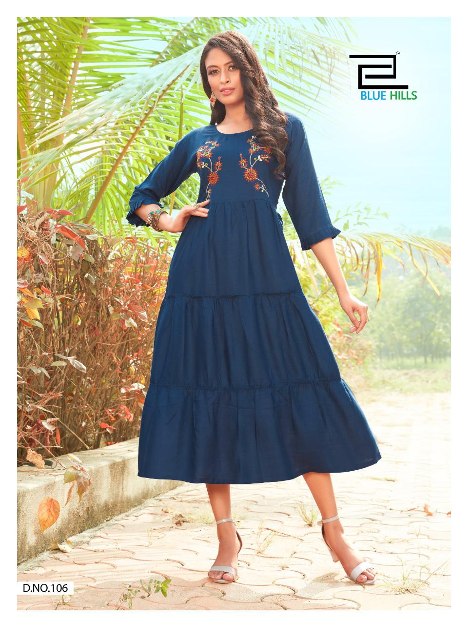 Blue Hils  Presents  Celebration Vol 1 Designer Kurtis Collection