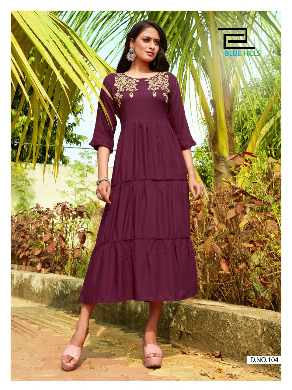 Blue Hils  Presents  Celebration Vol 1 Designer Kurtis Collection