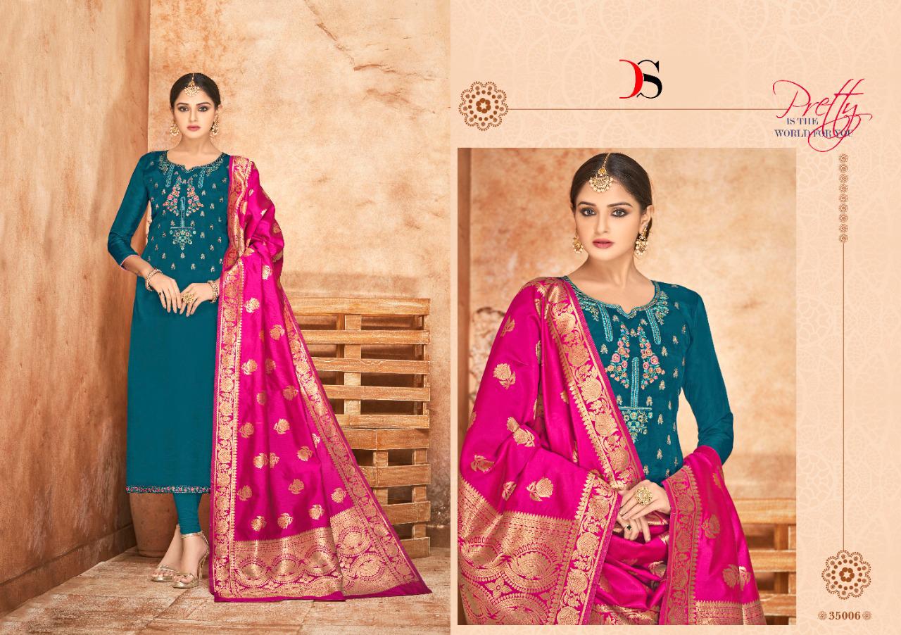 Deepsy  Presents Sabiha Banaras  Vol 2  Designer Dress Material