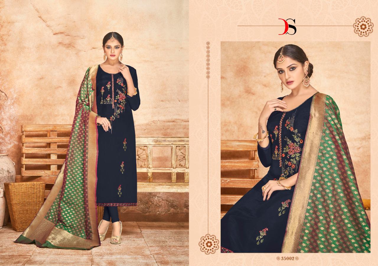 Deepsy  Presents Sabiha Banaras  Vol 2  Designer Dress Material