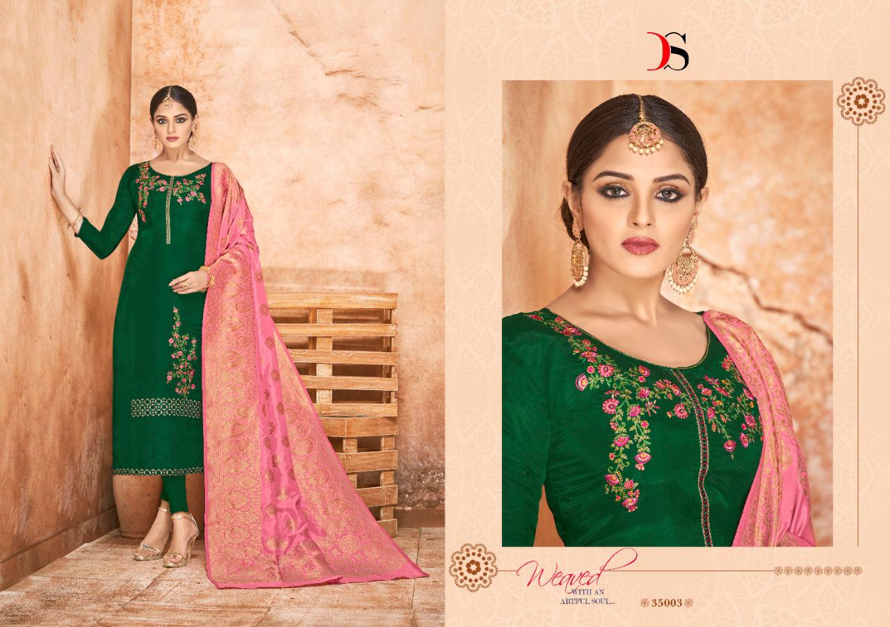 Deepsy  Presents Sabiha Banaras  Vol 2  Designer Dress Material