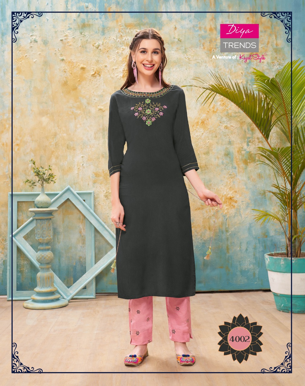 Diya Trends Presents Forever Vol 4  Kurti With Bottom