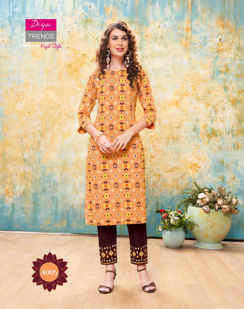 Diya Trends Presents Forever Vol 4  Kurti With Bottom