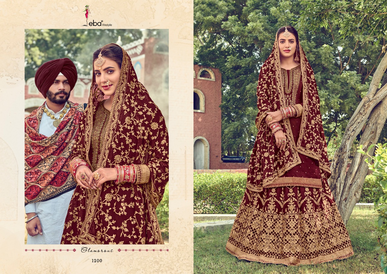 Eba Presents  Gulabi Rang Designer Salwar Suits Collection