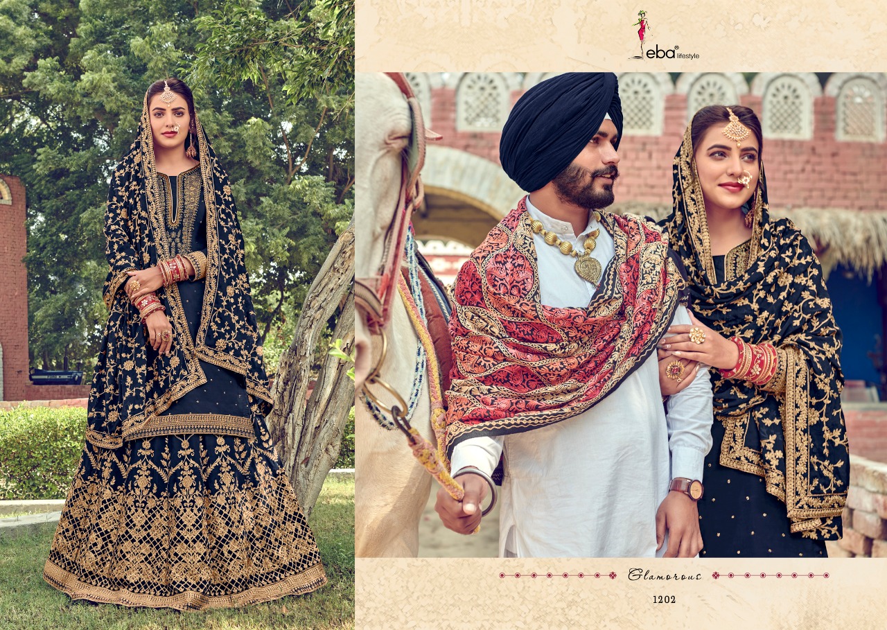 Eba Presents  Gulabi Rang Designer Salwar Suits Collection