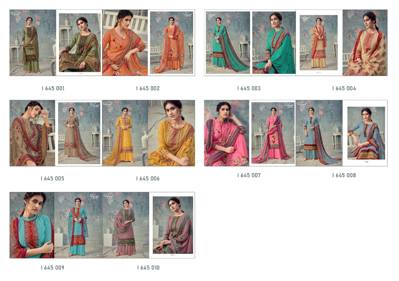 Harshit  Presents Sanjeeda Designer Dress Material
