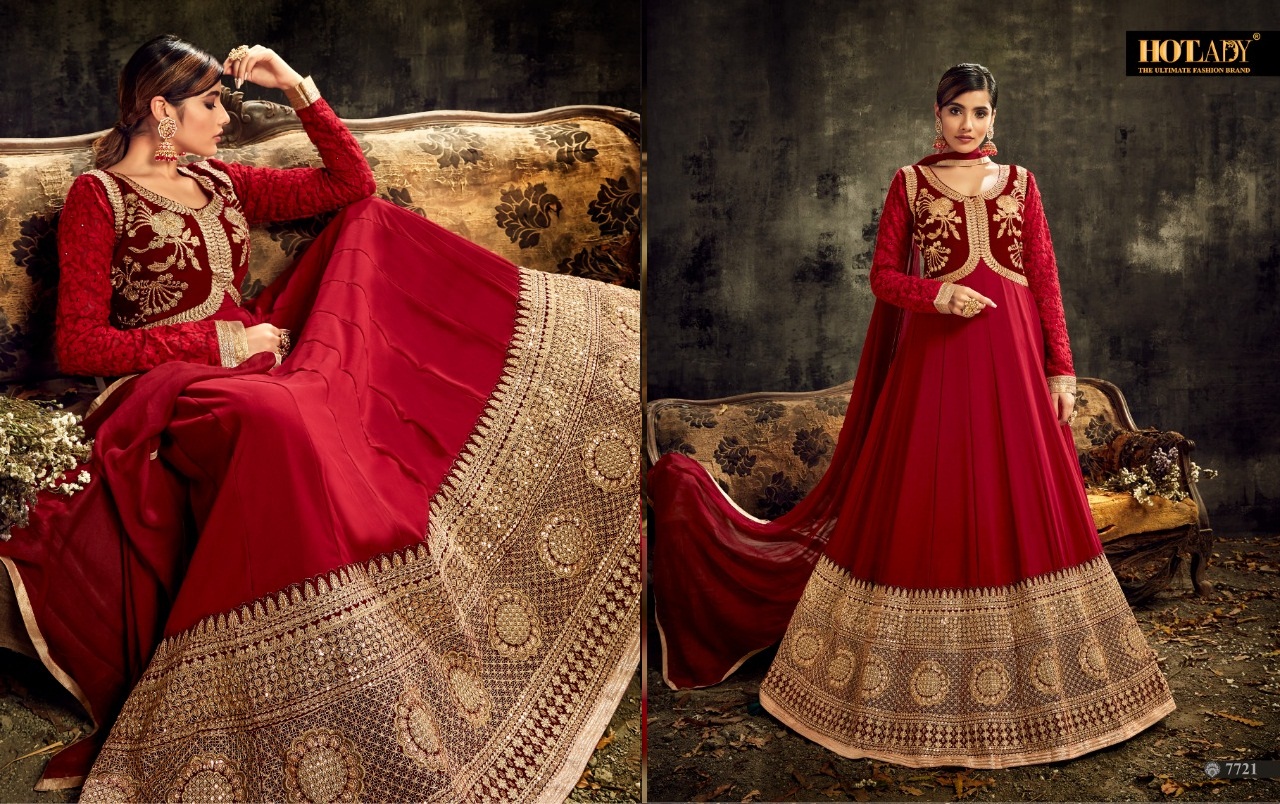 Hotlady Sareena 7721 Series Designer Salwar Suits Collection