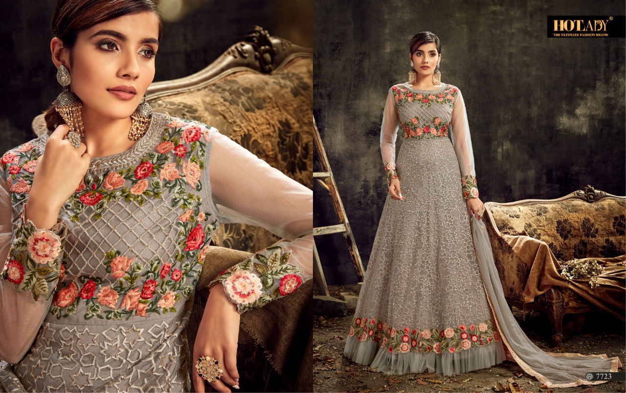 Hotlady Sareena 7721 Series Designer Salwar Suits Collection