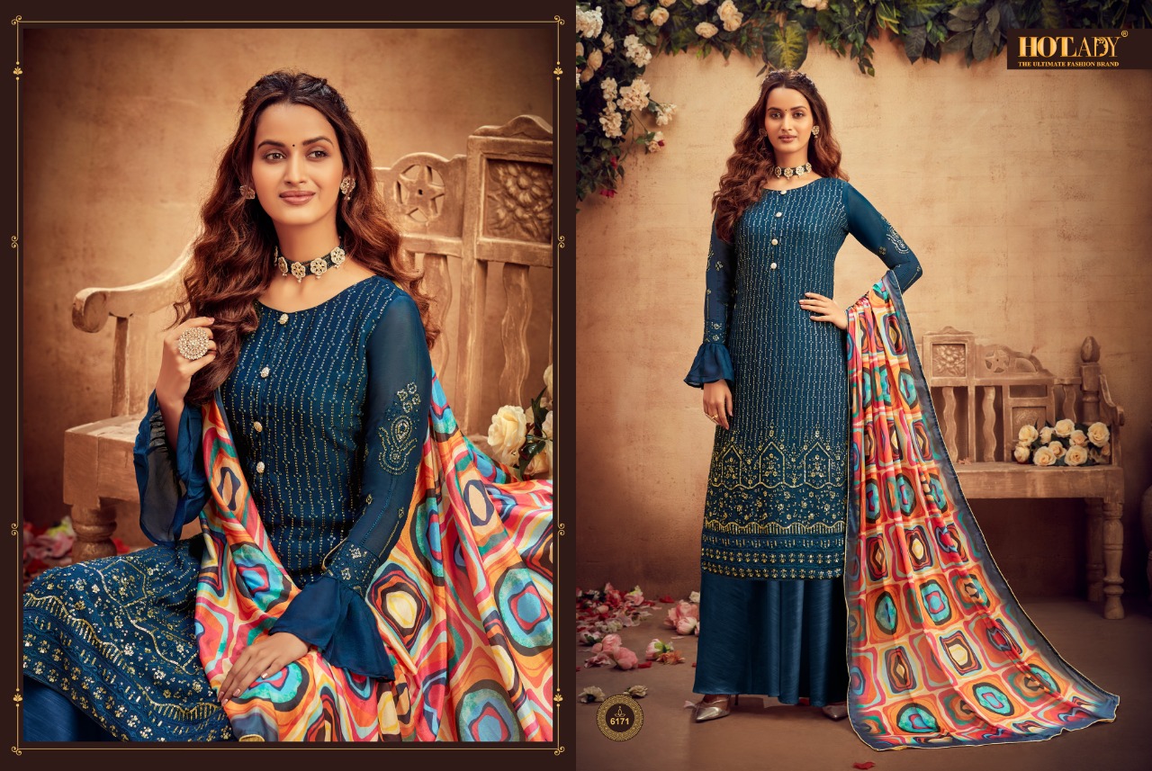 Hotlady Suraiya 6171 Series Designer Salwar Suits Collection
