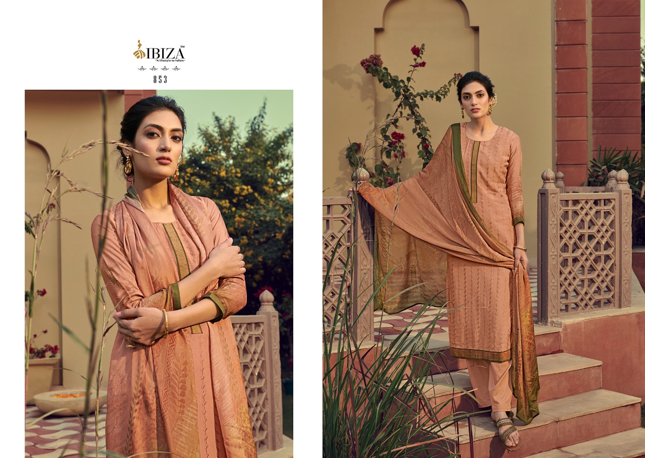 Ibiza   Presents  Saraa Designer Dress Material