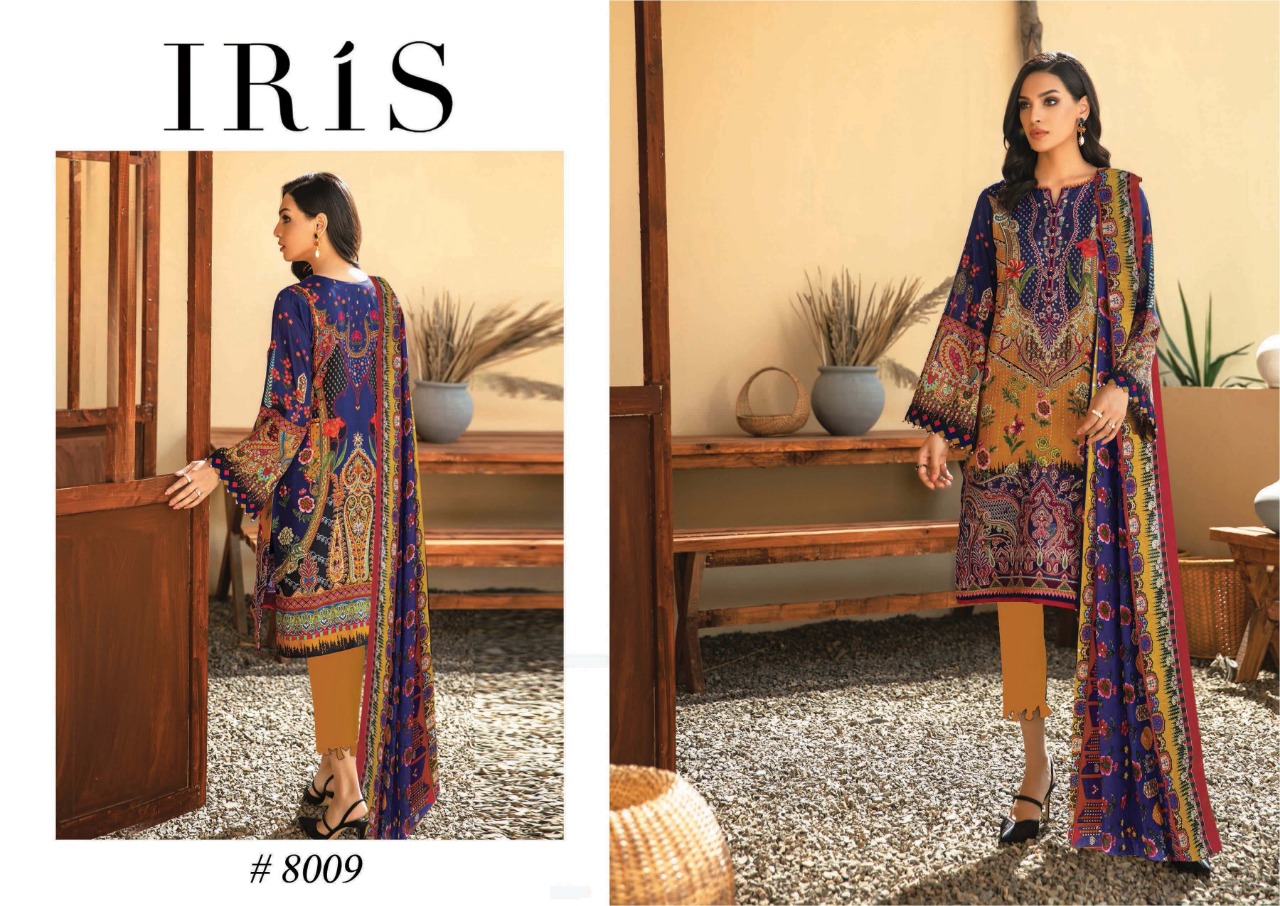 Iris Vol  8  Karachi Dress Materials