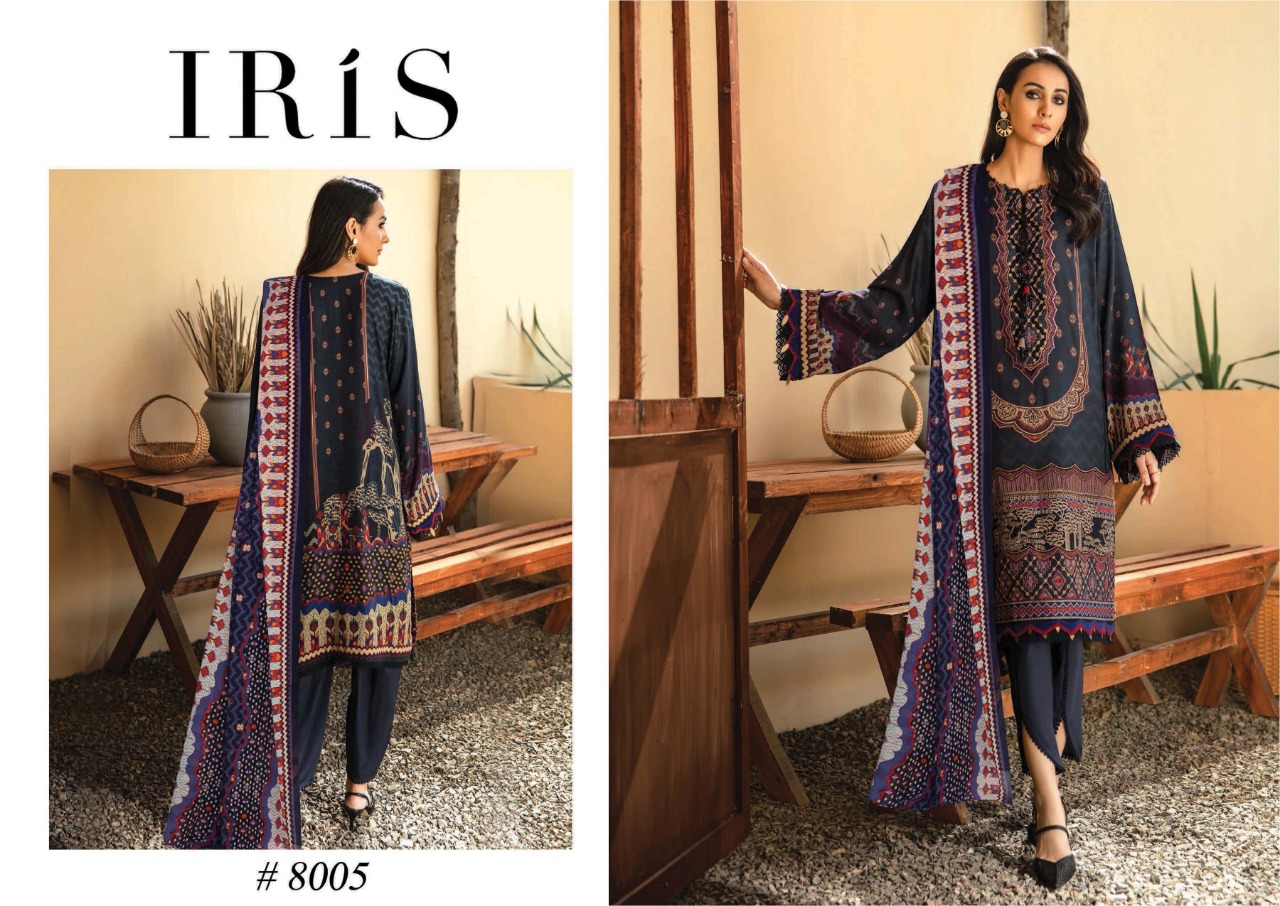 Iris Vol  8  Karachi Dress Materials