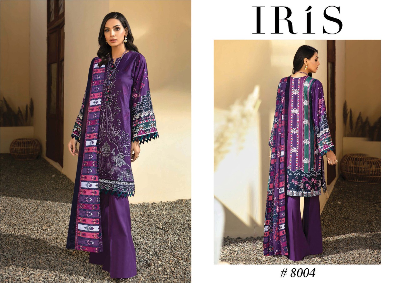 Iris Vol  8  Karachi Dress Materials