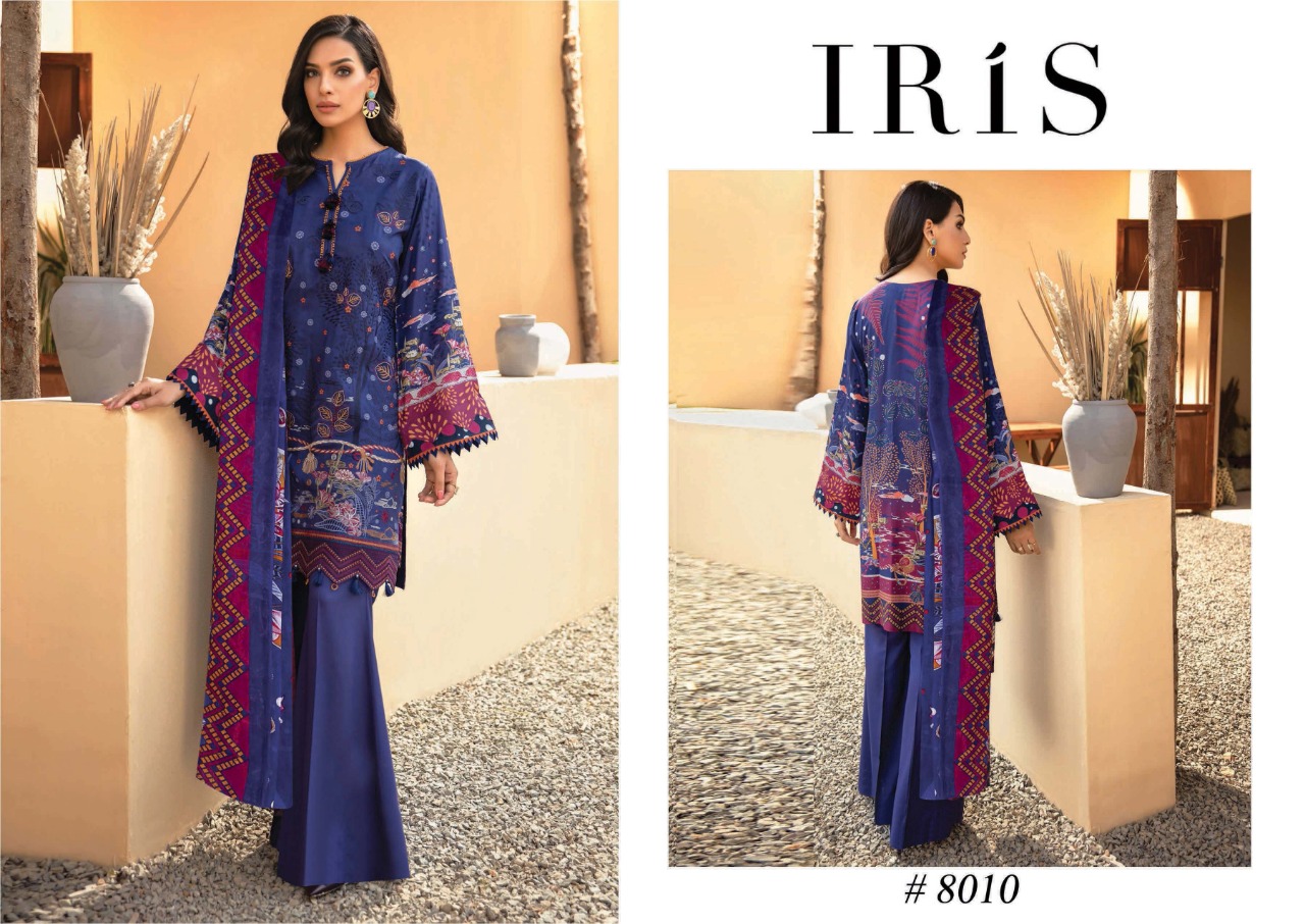 Iris Vol  8  Karachi Dress Materials