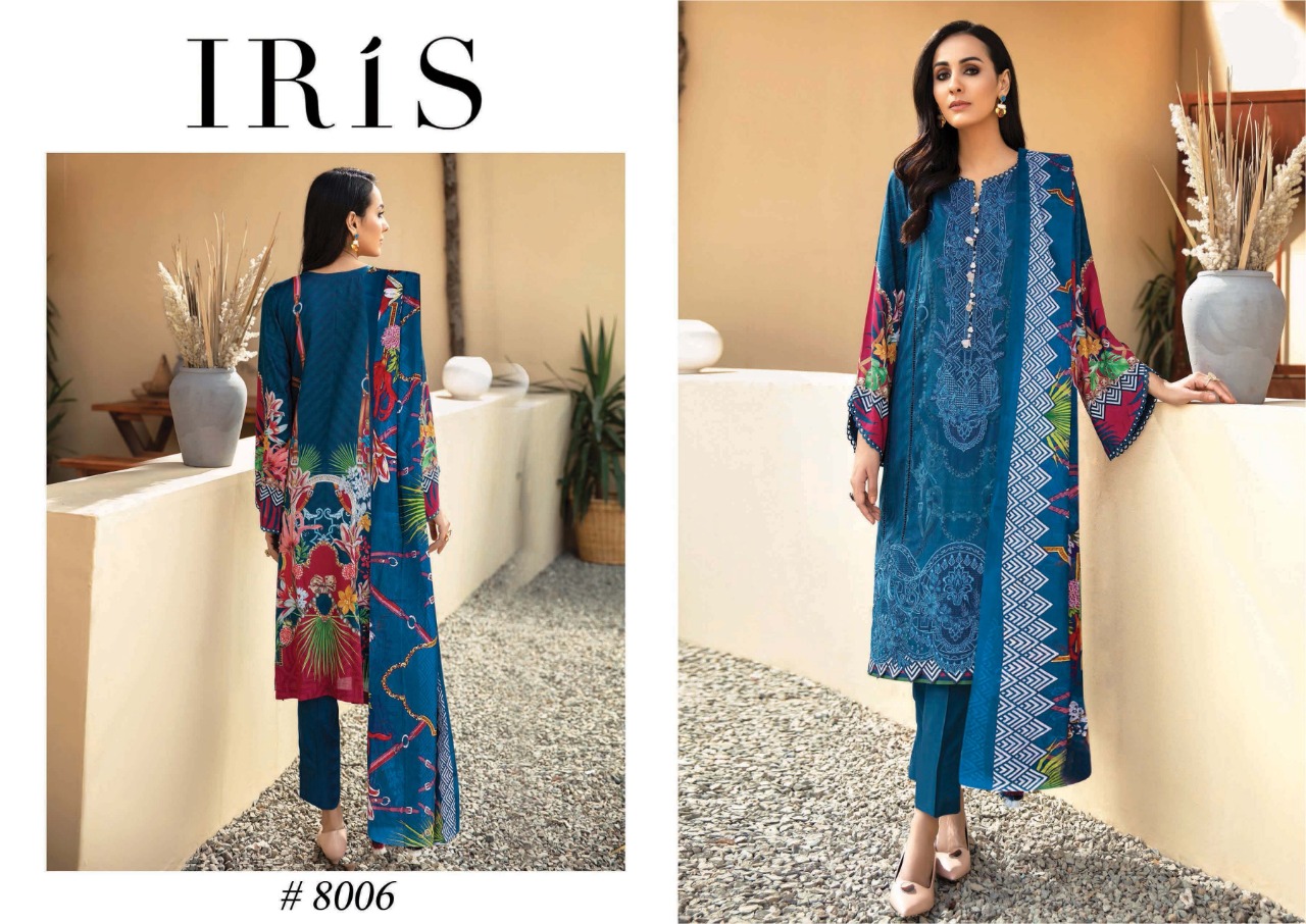 Iris Vol  8  Karachi Dress Materials