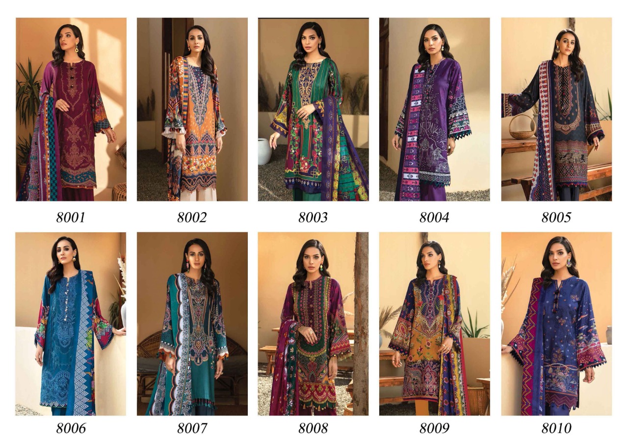 Iris Vol  8  Karachi Dress Materials