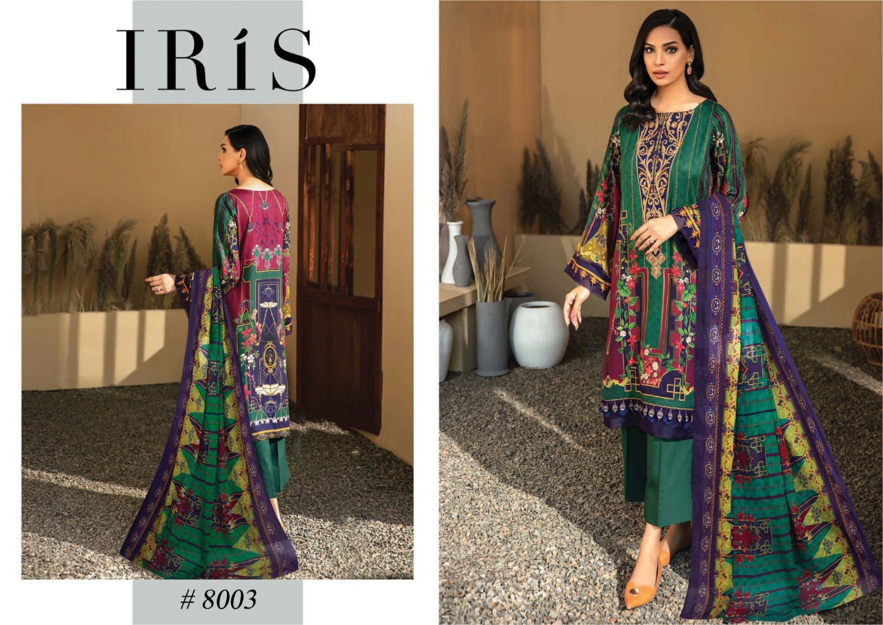 Iris Vol  8  Karachi Dress Materials